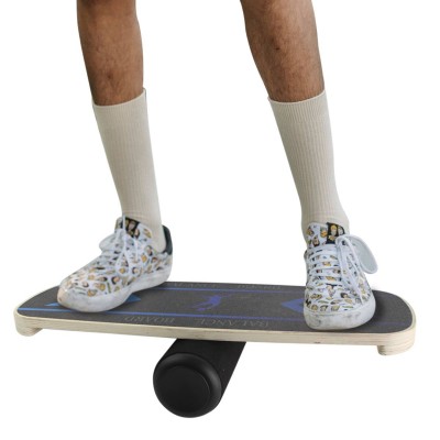 Gym Fitness Workout Training Equipment Fitness Wooden Balance Board Trainer For Skateboarding