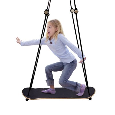 Wooden Stand Up Surfing Skateboard Swing